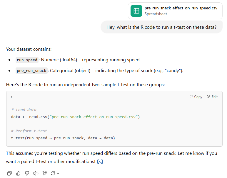 ChatGPT data upload