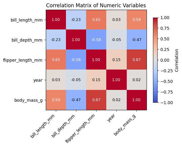 Workshop 3 numeric correlation heatmap