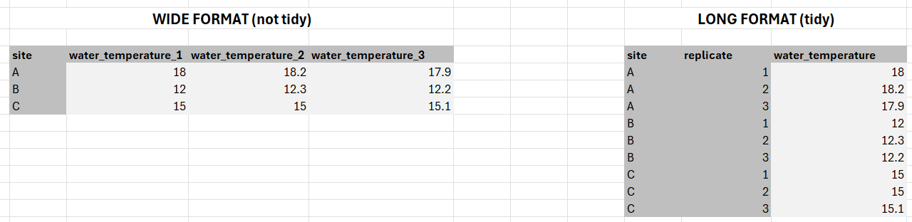 wide vs long format