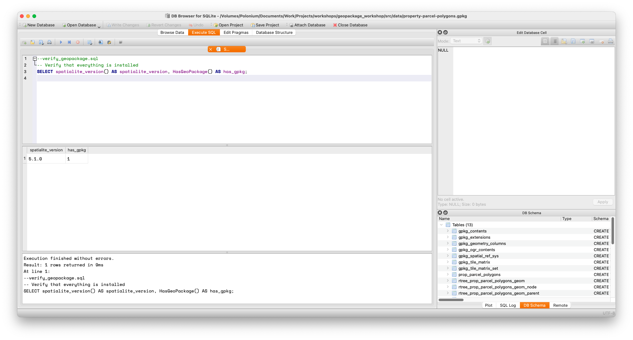 Verify GeoPackage support