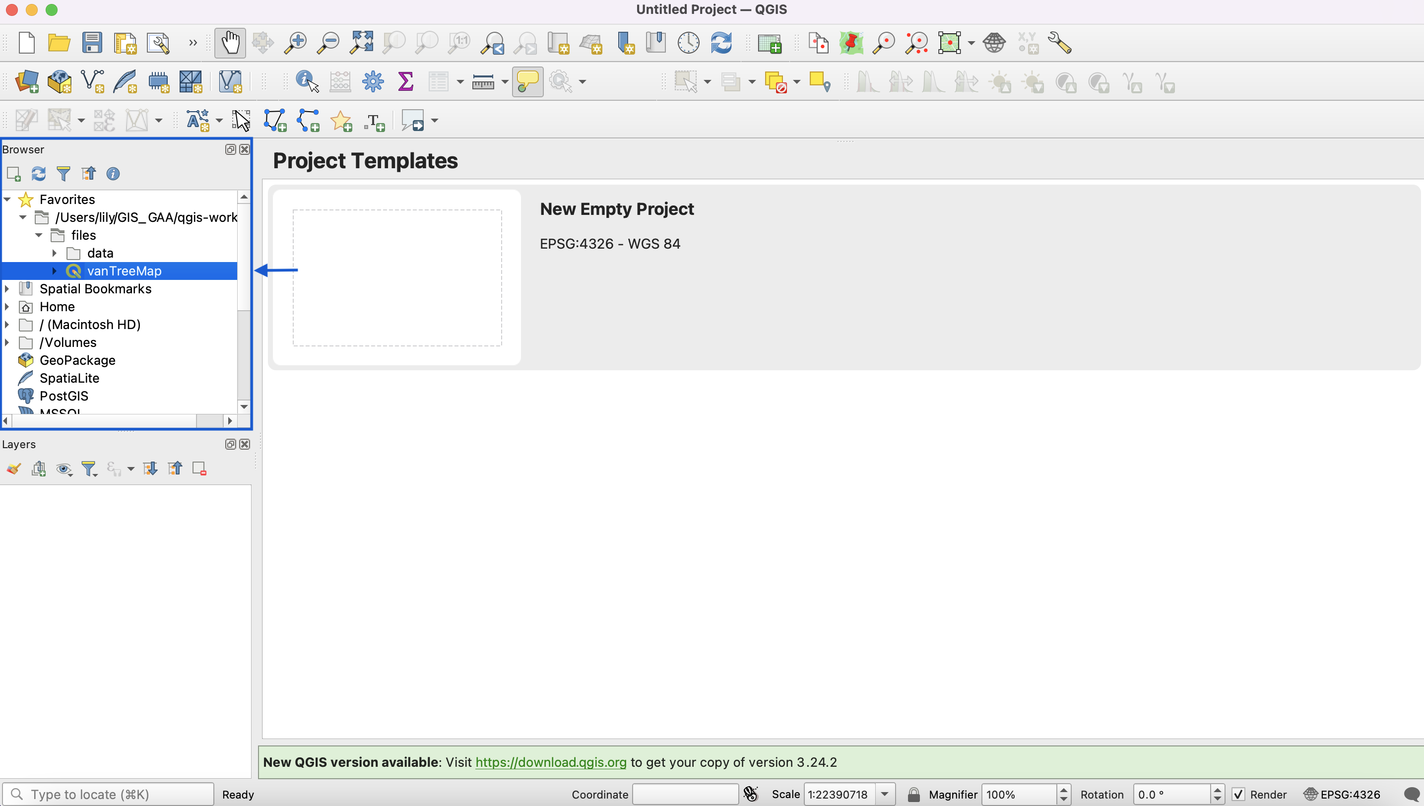 Image of Open VanTreeMap 