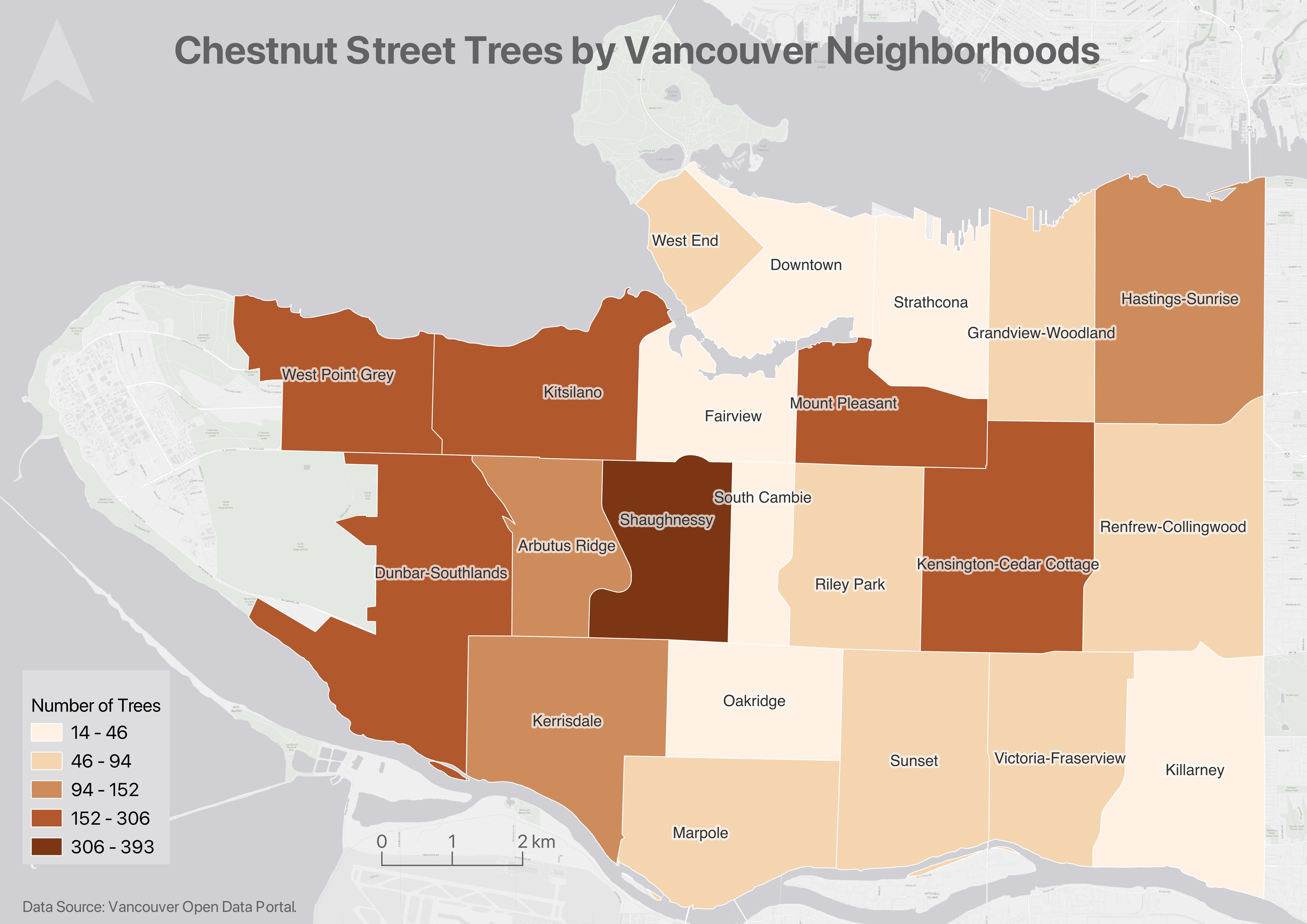 chropleth map