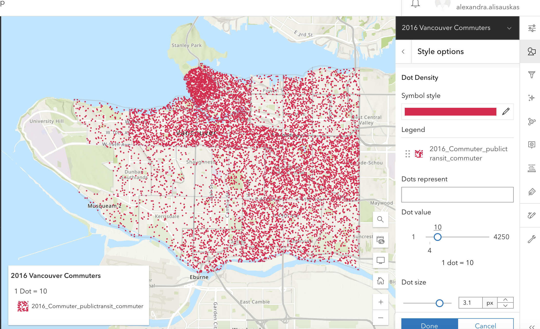 dot density map