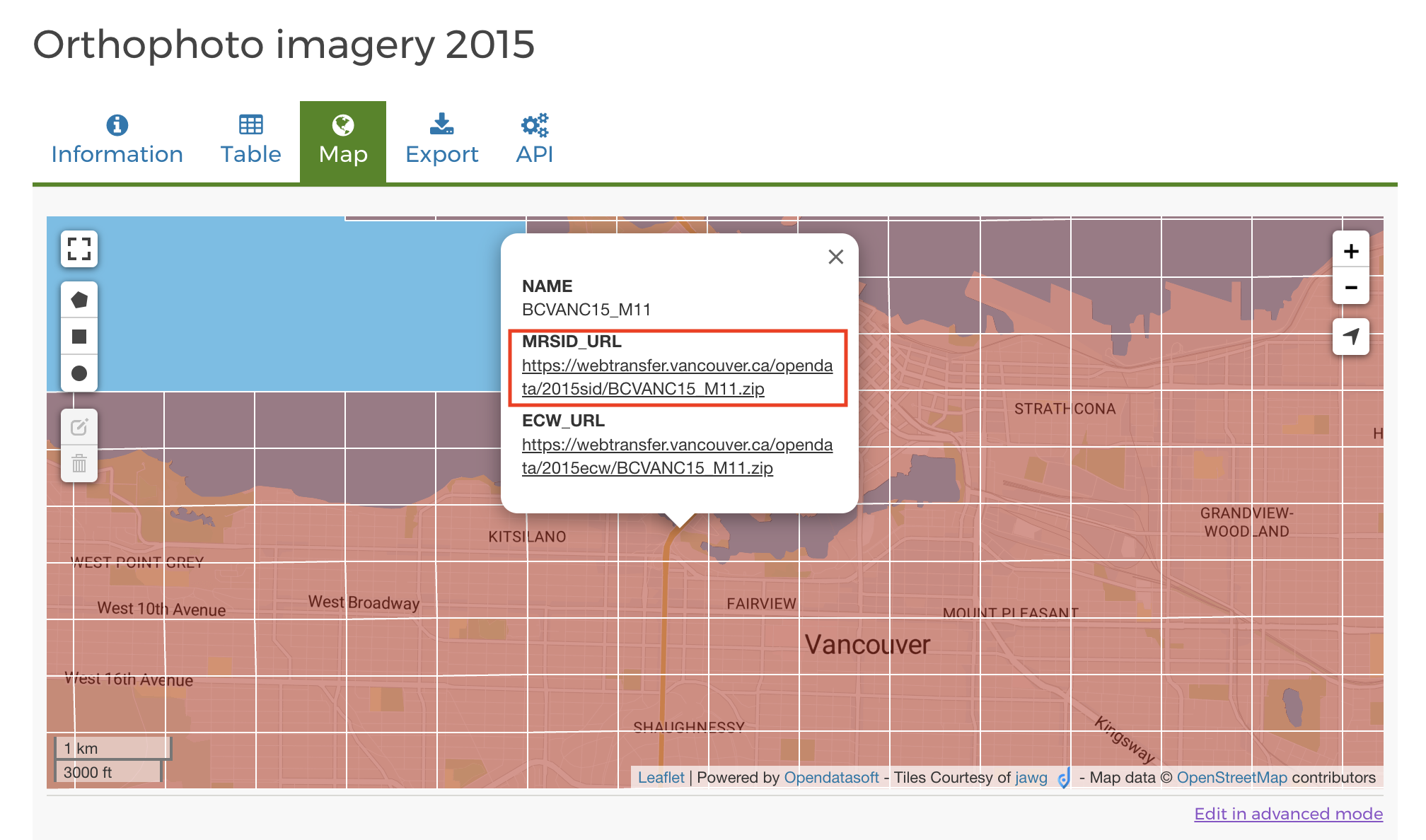 export orthophoto