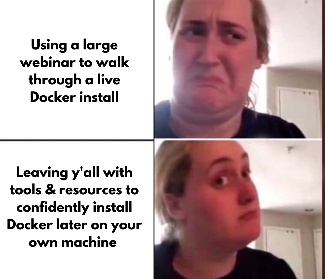 Doing a Docker Install