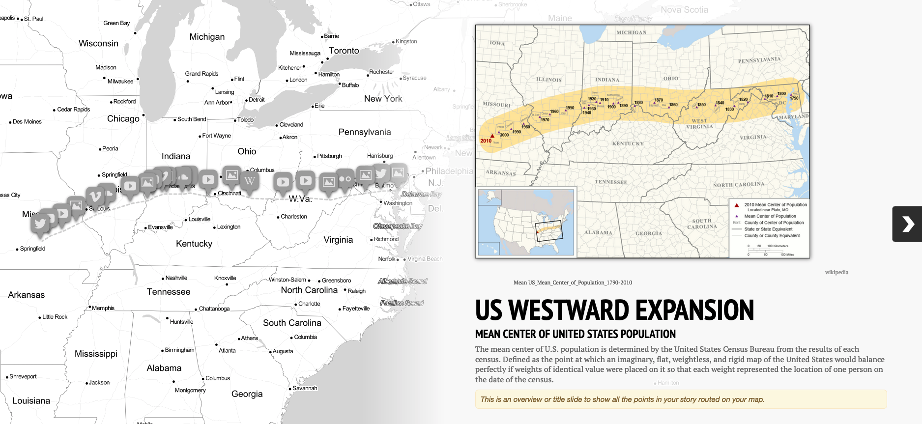 Storymap example