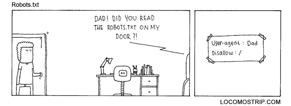robots.txt comic